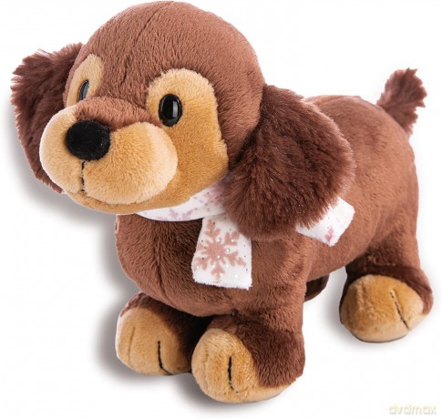 NICI Maskotka jamnik Skida w. chuście 27cm stojący