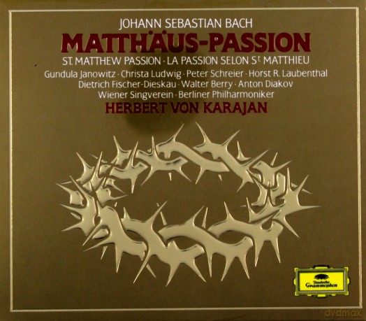 Janowitz Karajan: Bach:Matthaeus-Passion [3CD]