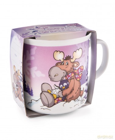 NICI Kubek Cosy Winter 400ml 9.5x9cm 