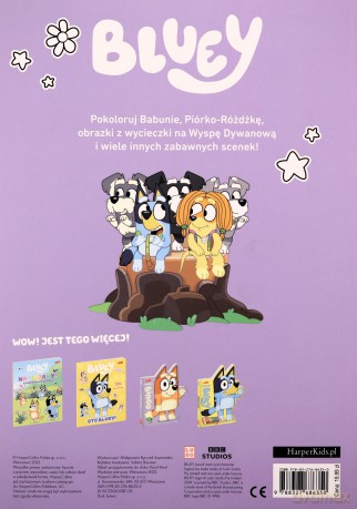 Ale zabawa. Bluey. Wesoła kolorowanka [KSIĄŻKA]