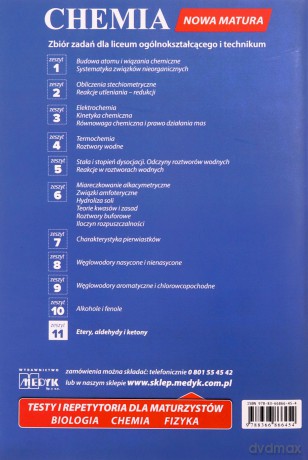 Chemia nowa matura zeszyt 11 - Michał Fau [KSIĄŻKA]