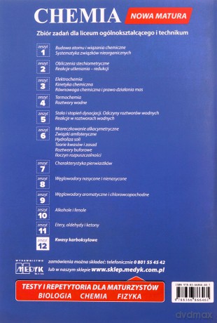 Chemia nowa matura zeszyt 12 - Michał Fau [KSIĄŻKA]