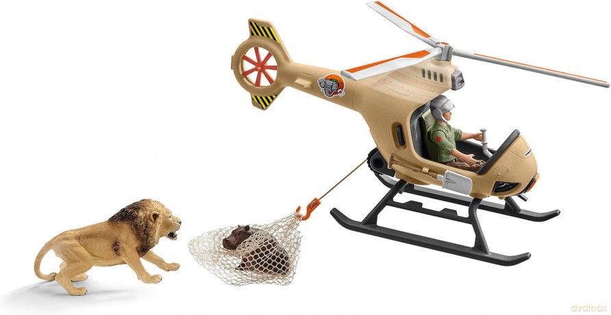 Helikopter ratunkowy dla zwierząt SLH42476 [FIGURKA]