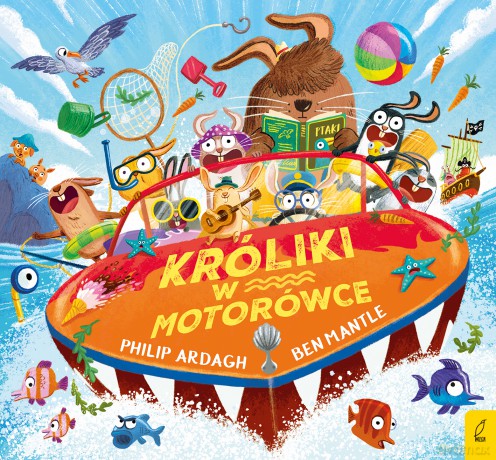 Króliki w motorówce. Pędzące króliki - Philip Ardagh [KSIĄŻKA]