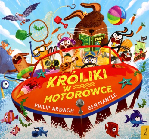 Króliki w motorówce. Pędzące króliki - Philip Ardagh [KSIĄŻKA]