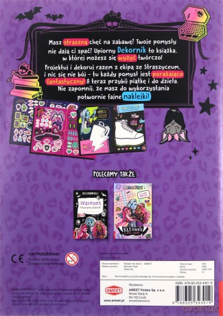 Mattel Monster high Dekornik DEK-1501 [KSIĄŻKA]