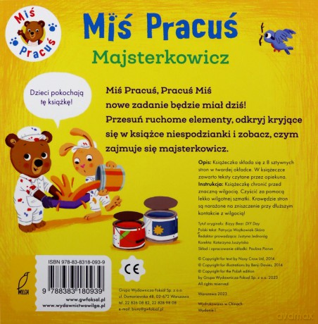 Miś Pracuś. Majsterkowicz - Benji Davies [KSIĄŻKA]
