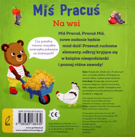 Miś Pracuś. Na wsi - Benji Davies [KSIĄŻKA]