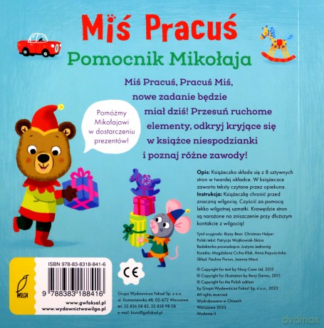 Miś Pracuś. Pomocnik Mikołaja - Benji Davies [KSIĄŻKA]