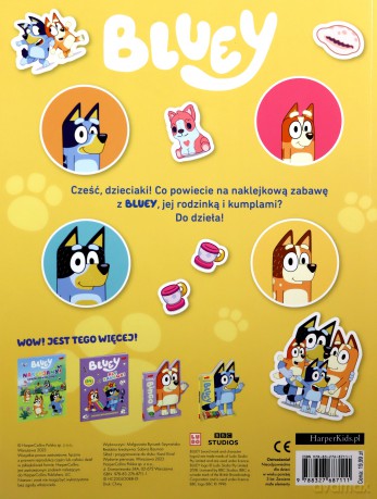 Oto Bluey! Bluey. Zabawy i zadania z naklejkami [KSIĄŻKA]