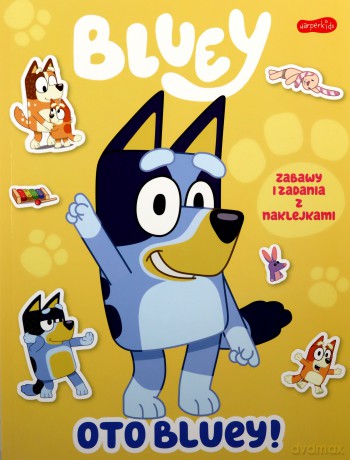 Oto Bluey! Bluey. Zabawy i zadania z naklejkami [KSIĄŻKA]
