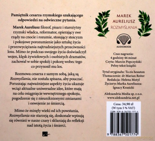 Rozmyślania - Marek Aureliusz [AUDIOBOOK]