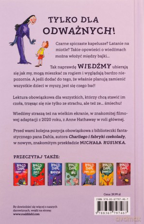 Wiedźmy - Roald Dahl [KSIĄŻKA]