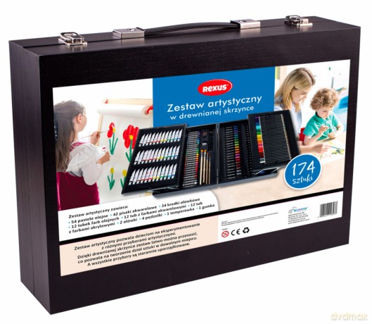 Zestaw artystyczny 174 elementów