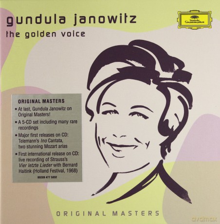 Gundula Janowitz: Original Masters The Golden Voice [5CD]