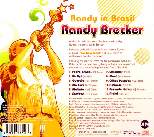 Randy  Brecker: Randy in Brasil [CD]