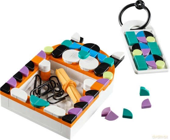 LEGO DOTS Tacka w kształcie zwierzaka i zawieszka na torbę (30637) [KLOCKI]