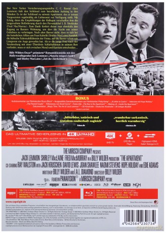 The Apartment (Garsoniera) [Blu-Ray 4K]+[Blu-Ray]