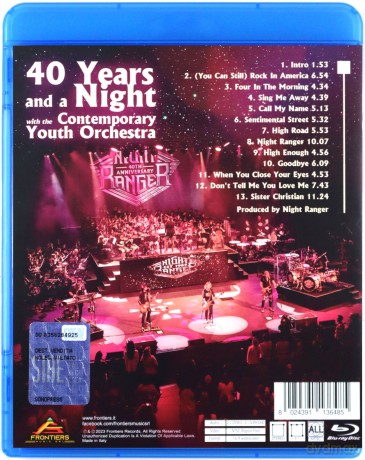 Night Ranger: 40 Years And A Night With Cyo [Blu-Ray]