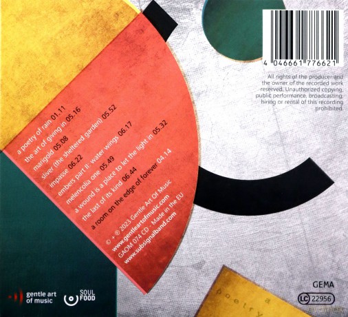 Subsignal: A Poetry Of Rain  [CD]