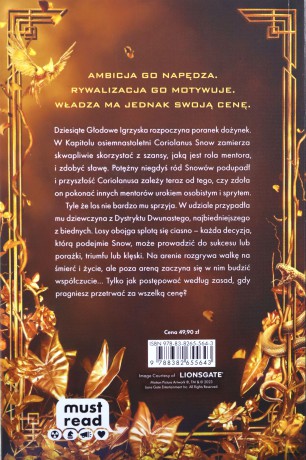 Igrzyska śmierci. Ballada ptaków i węży - Suzanne Collins [KSIĄŻKA]