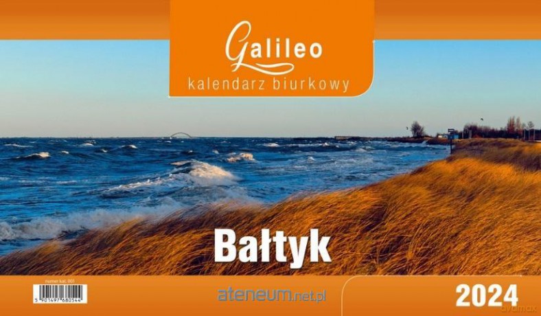 Kalendarz 2024 Biurkowy Galileo Bałtyk [KALENDARZ]