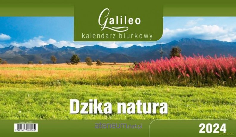 Kalendarz 2024 Biurkowy Galileo Dzika Natura [KALENDARZ]