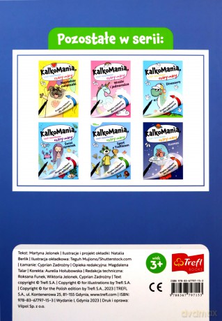 Kalkomania. Dzikie zwierzęta [KSIĄŻKA]
