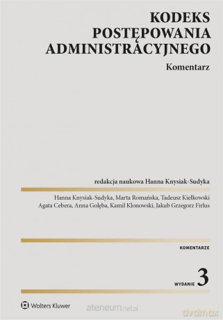 Kodeks postępowania administracyjnego w.3 [KSIĄŻKA]
