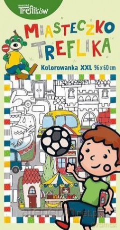 Kolorowanka XXL. Miasteczko Treflika [KSIĄŻKA]
