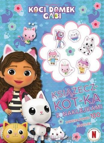 Książecz-kot-ka z naklejkami [KSIĄŻKA]