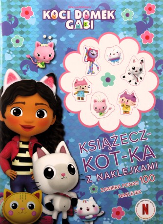 Książecz-kot-ka z naklejkami [KSIĄŻKA]