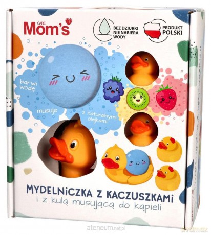 Mydelniczka z kaczuszkami i kulą musującą...