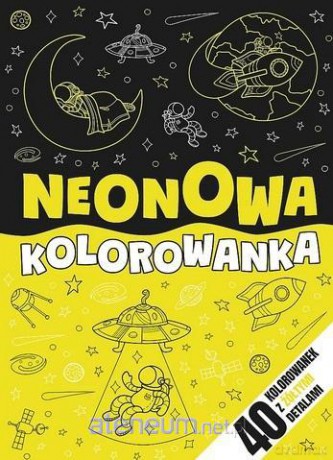 Neonowa kolorowanka żółta [KSIĄŻKA]