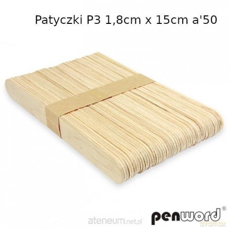 Patyczki naturalne 1,8x15cm 50szt
