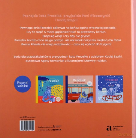 Precelek z Kociej Szajki (Tom 4) Precelek idzie do fryzjera - Agata Romaniuk, Malwina Hajduk [KSIĄŻKA]