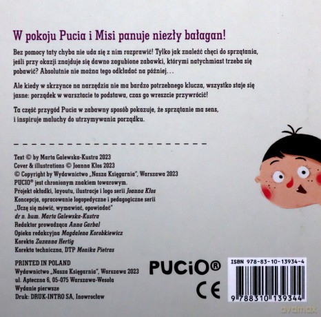 Pucio robi porządek - Marta Galewska-Kustra, Joanna Kłos [KSIĄŻKA]