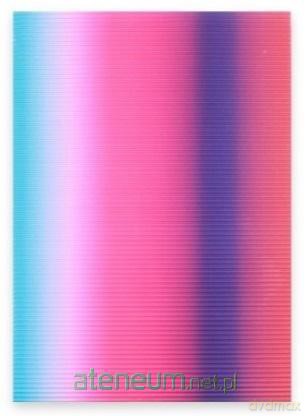Tektura A4 falista rainbow 10szt