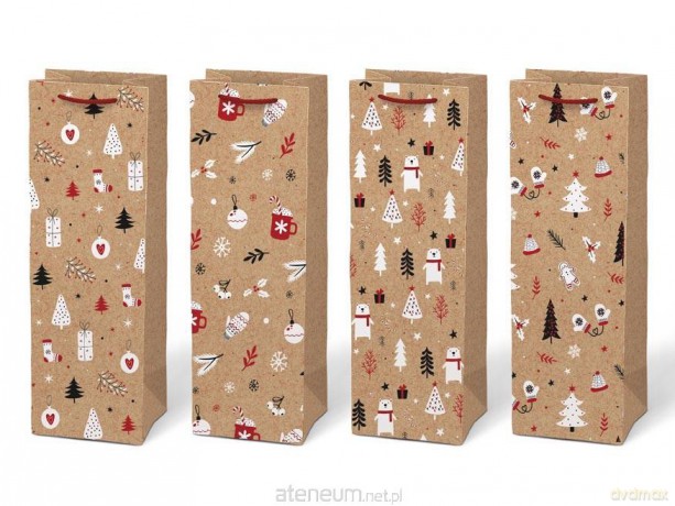 Torebka na prezent T kraft 125x350x90