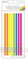 Zakładki indeksujące neon 5x135mm 8x20szt plastik