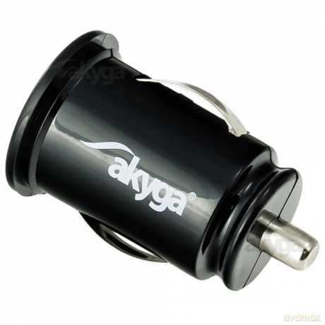 Akyga ładowarka samochodowa AK-CH-02 2x USB 2,1A czarna 5V