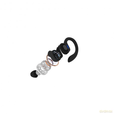 Devia słuchawki Bluetooth TWS Pop1 czarne sportowe