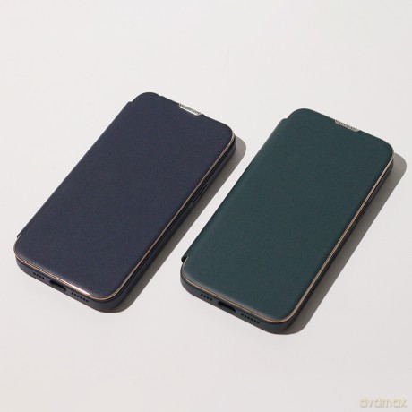 Etui Smart Gold Frame Mag do iPhone 13 Pro 6,1" granatowe