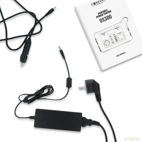 Forever Outdoor Przenośna stacja zasilania OS300 300W 307Wh LiFePO4