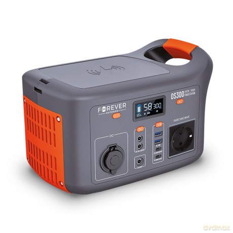 Forever Outdoor Przenośna stacja zasilania OS300 300W 307Wh LiFePO4