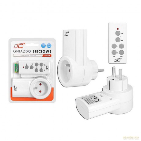 Gniazdo sieciowe sterowane pilotem LTC