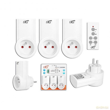 Gniazdo sieciowe sterowane pilotem x3 LTC
