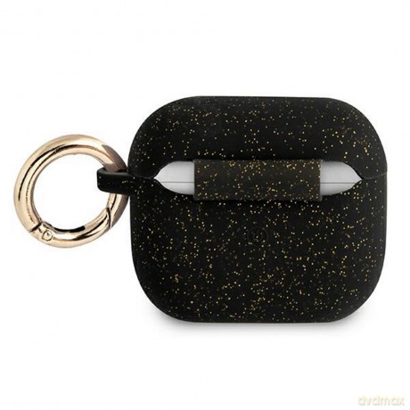 Guess etui do AirPods 3 GUA3SGGEK czarne Silicone Glitter