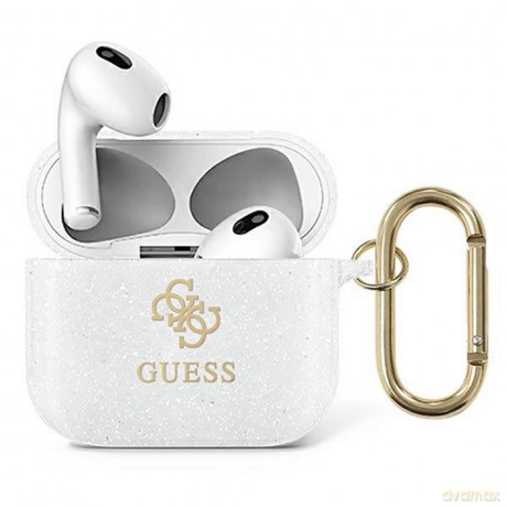 Guess etui do AirPods 3 GUA3UCG4GT przeźroczyste Glitter Collection