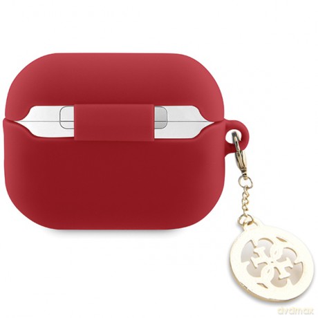 Guess etui do AirPods Pro 2 GUAP23DSLGHDF fuksja Silicone W/4G Diamond Charm